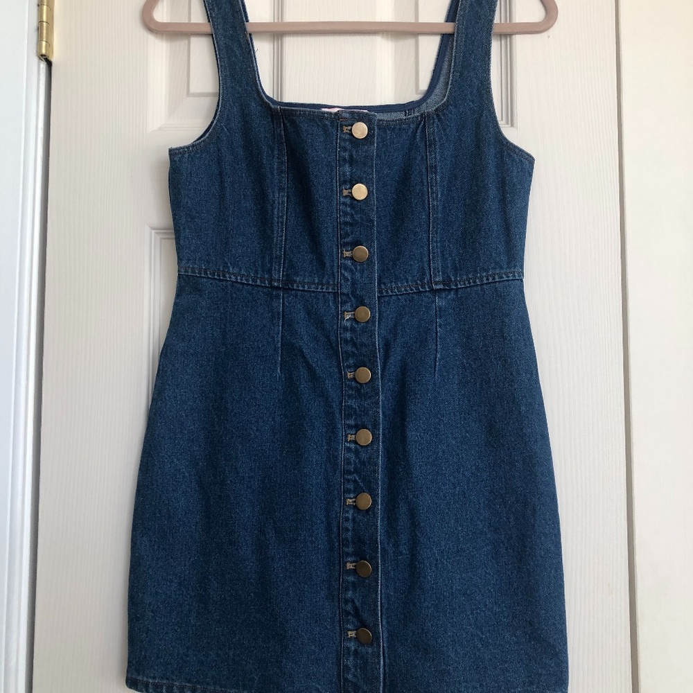 Jean Button-up Dress